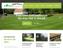 Tablet Screenshot of miranda-landscape.com